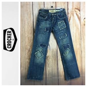 🐞Men’s Crocker distress Straight Leg denim jean